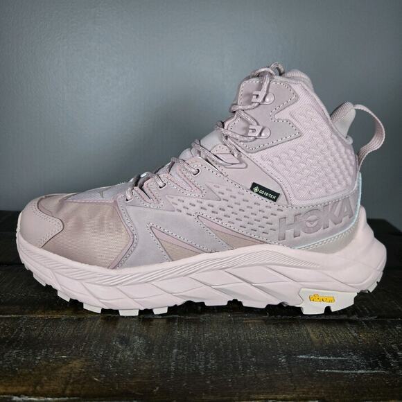 NEW Hoka One One Anacapa 2 Mid GTX Mens Size 9.5 D Gore-Tex Shoes Pink Womens 11 - Picture 7 of 11